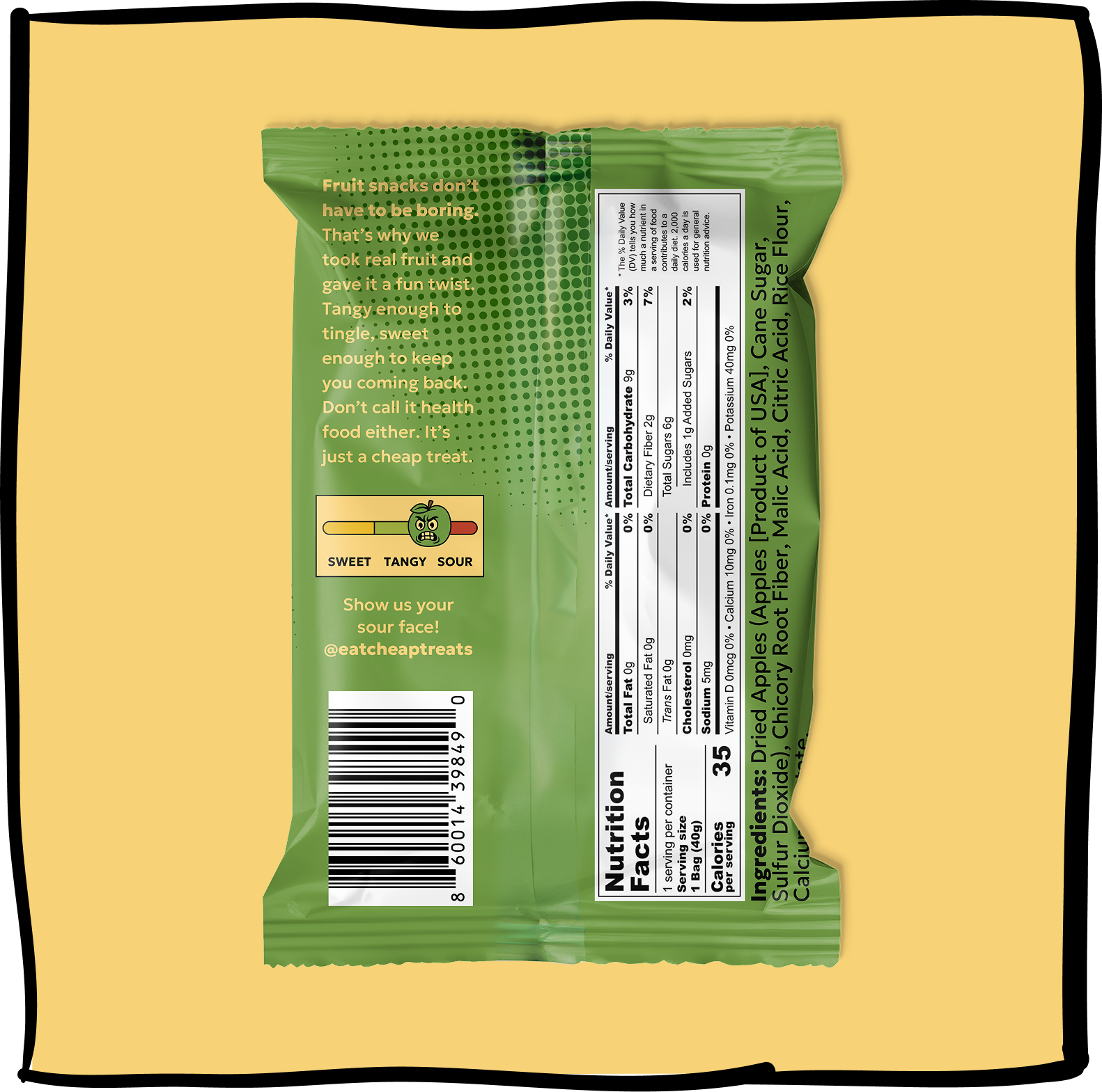 Angry Apple | Cheap Treats | Sour Candy