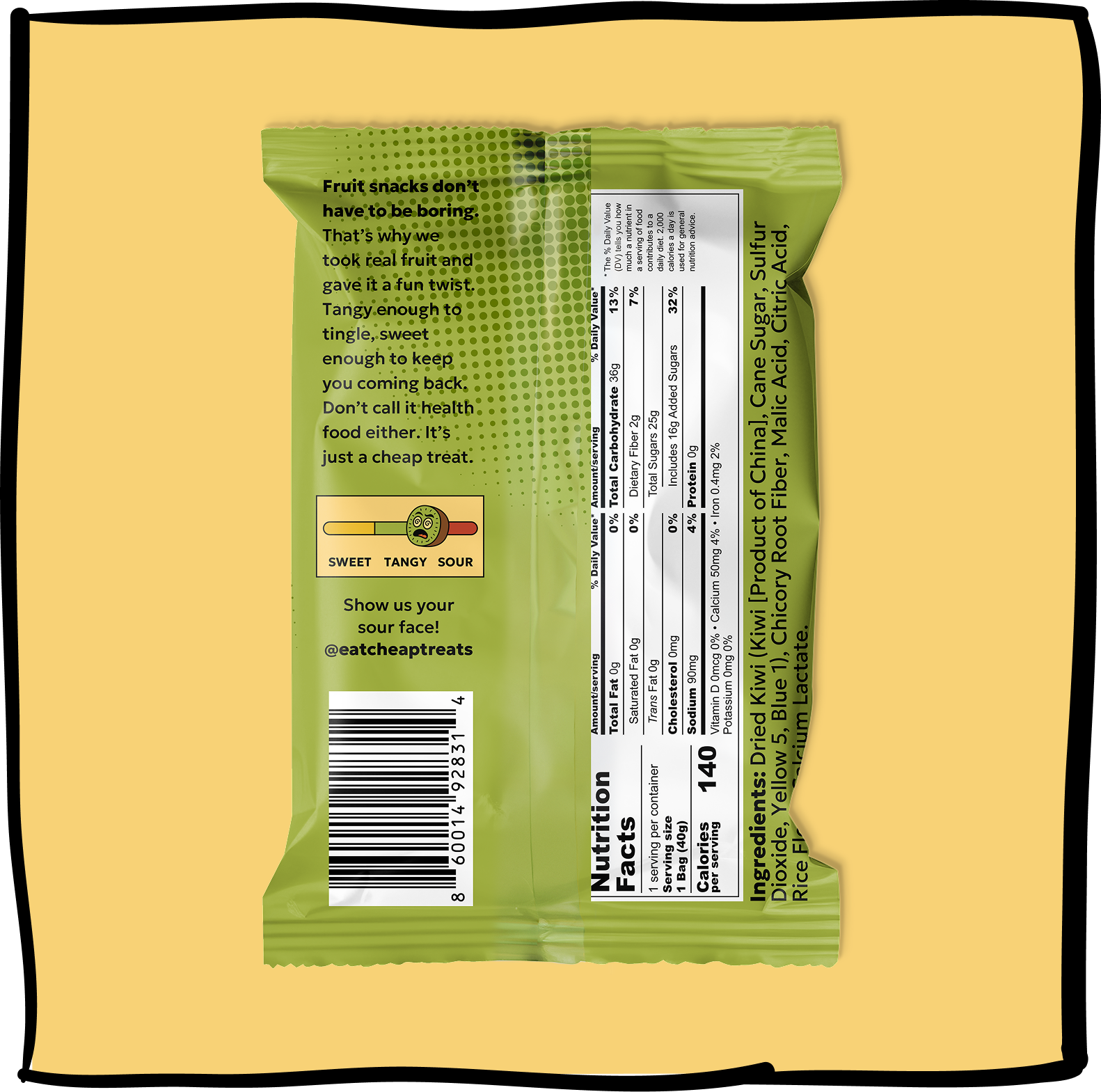 Kiwi Confusion | Cheap Treats | Sour Candy