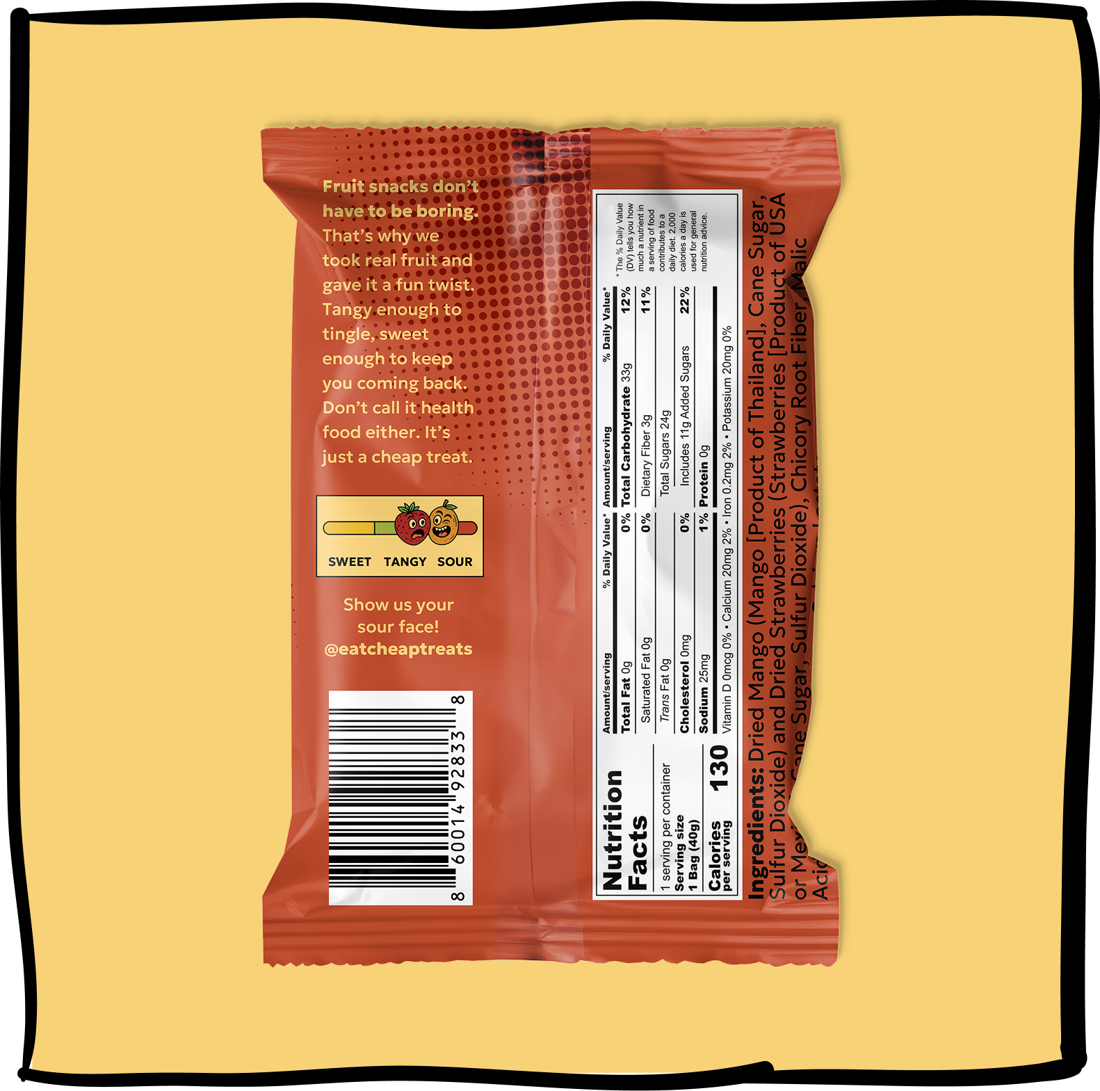 Strawberry Mango Mixup | Cheap Treats | Sour Candy