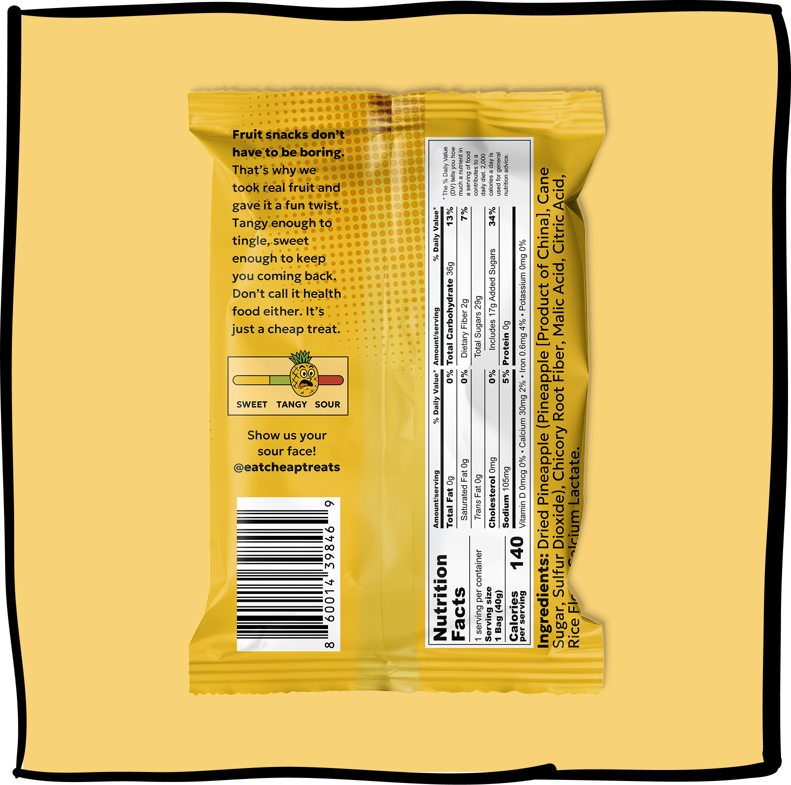 Pineapple Panic | Cheap Treats | Sour Candy