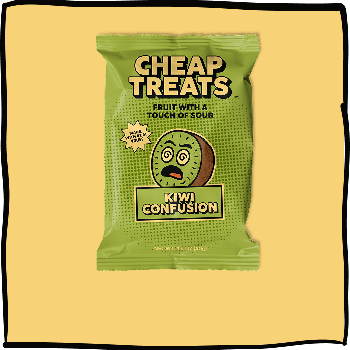 Kiwi Confusion | Cheap Treats | Sour Candy
