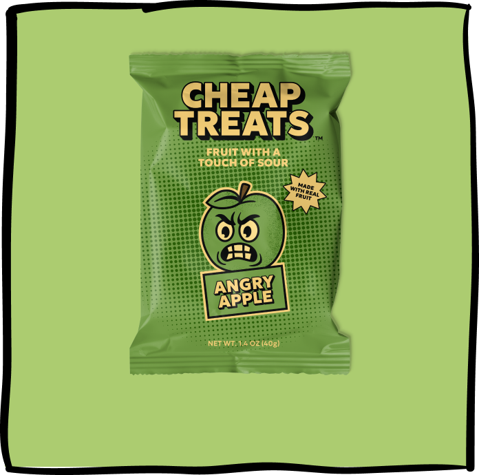 Angry Apple | Cheap Treats | Sour Candy