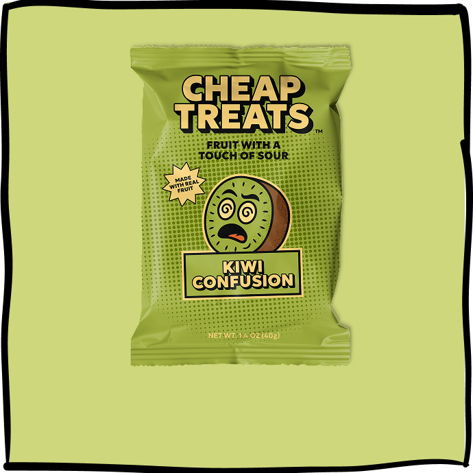Kiwi Confusion | Cheap Treats | Sour Candy