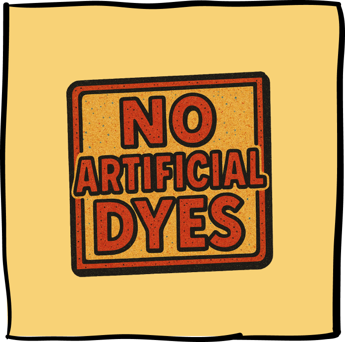 No artificial Dyes